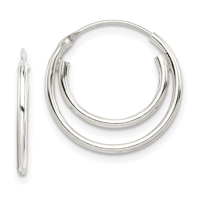Sterling Silver Earrings Style QE3718 - Classique Jewelry Inc.