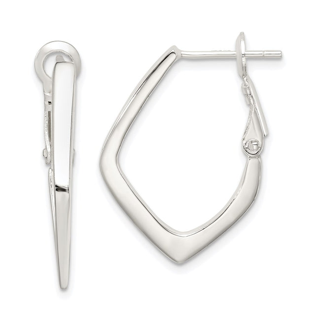Sterling Silver Earrings Style QE3740 - Classique Jewelry Inc.