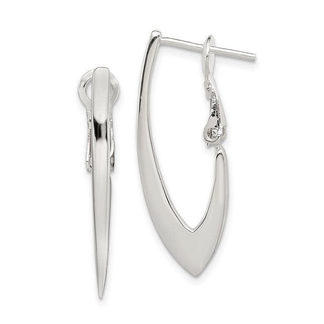 Sterling Silver Earrings Style QE3775 - Classique Jewelry Inc.