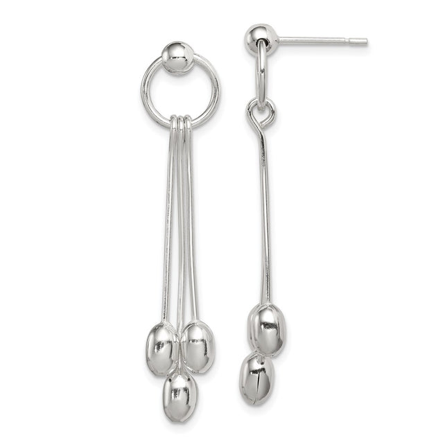 Sterling Silver Earrings Style QE4000 - Classique Jewelry Inc.