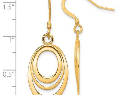 Sterling Silver Earrings Style QE4009GP - Classique Jewelry Inc.