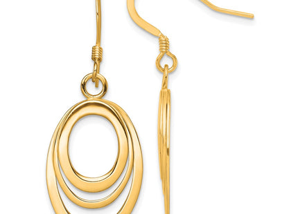 Sterling Silver Earrings Style QE4009GP - Classique Jewelry Inc.