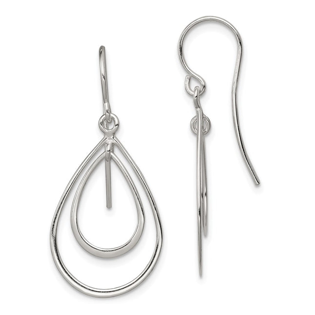 Sterling Silver Earrings Style QE4067 - Classique Jewelry Inc.
