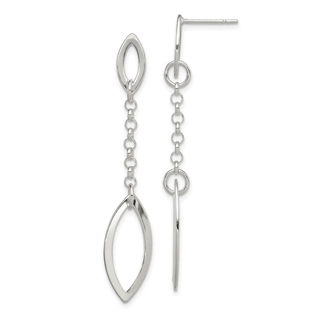 Sterling Silver Earrings Style QE4111 - Classique Jewelry Inc.
