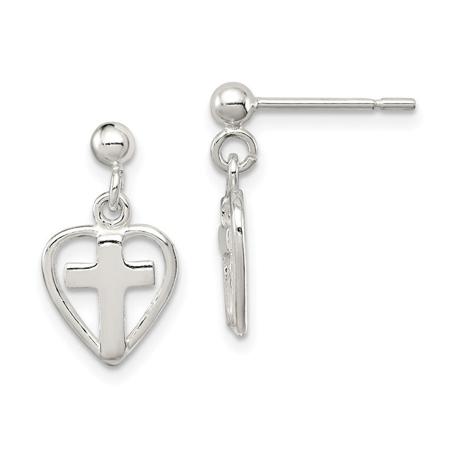 Sterling Silver Earrings Style QE4260 - Classique Jewelry Inc.