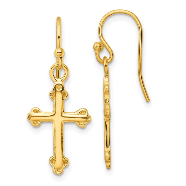 Sterling Silver Earrings Style QE4263GP - Classique Jewelry Inc.