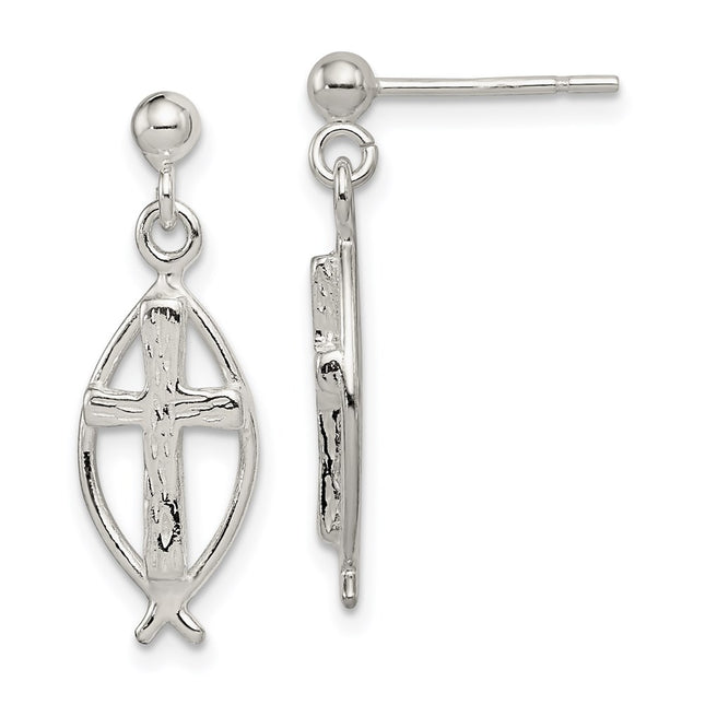 Sterling Silver Earrings Style QE4282 - Classique Jewelry Inc.