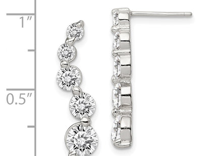 Sterling Silver Earrings Style QE4316 - Classique Jewelry Inc.