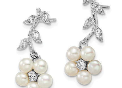 Sterling Silver Earrings Style QE4334 - Classique Jewelry Inc.