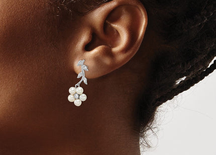 Sterling Silver Earrings Style QE4334 - Classique Jewelry Inc.