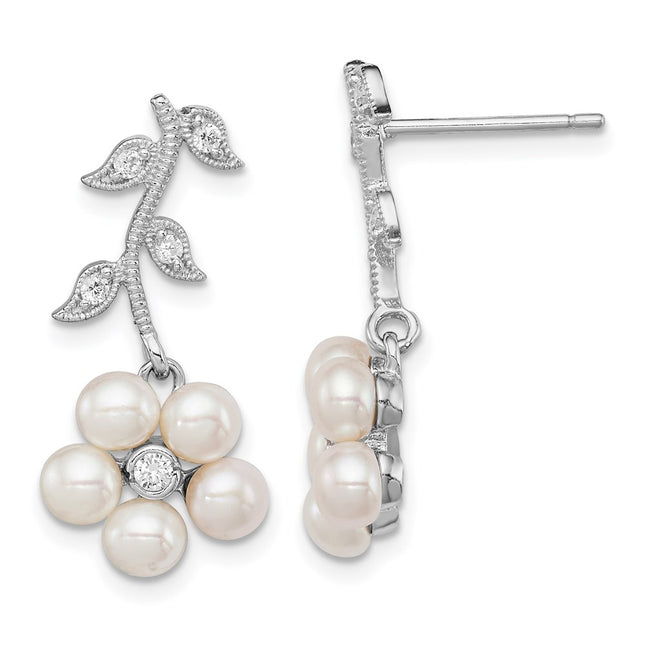 Sterling Silver Earrings Style QE4334 - Classique Jewelry Inc.