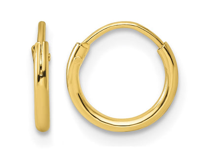 Sterling silver hoop earrings