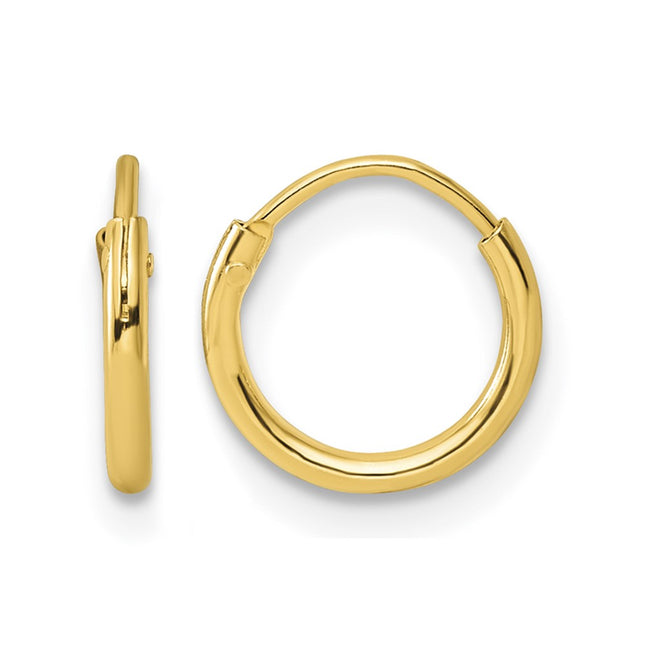 Sterling silver hoop earrings