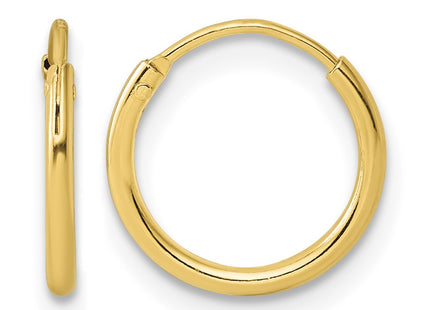 Sterling silver hoop earrings