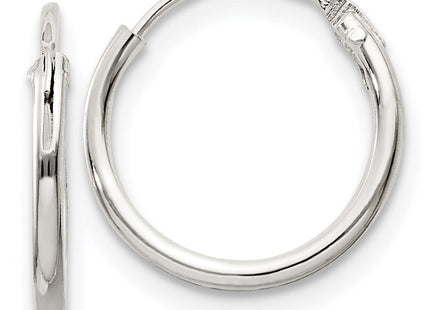 Sterling Silver Hoop Earrings (Style QE4346)