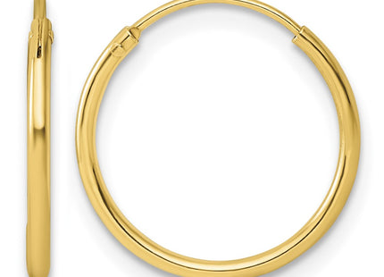 Sterling silver hoop earrings