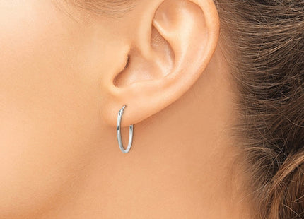Sterling Silver Hoop Earrings (Style QE4351)