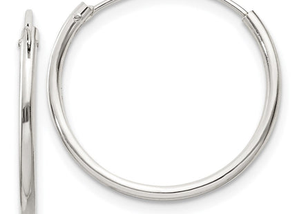 Sterling Silver Hoop Earrings (Style QE4351)