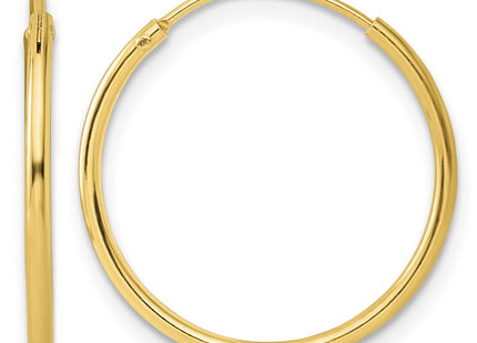 Sterling silver hoop earrings