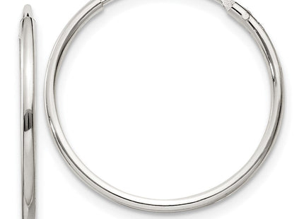 Sterling Silver Hoop Earrings (Style QE4352)