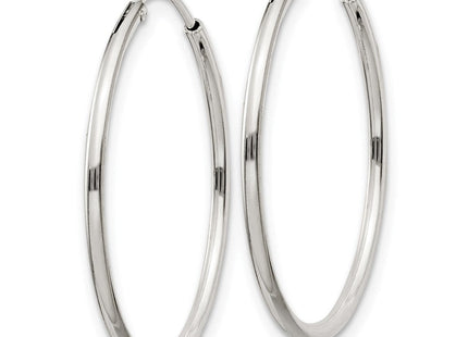 Sterling Silver Hoop Earrings (Style QE4354)