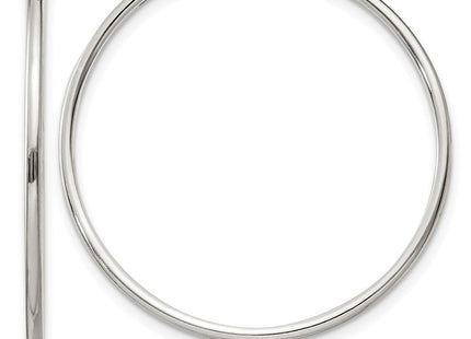 Sterling Silver Hoop Earrings (Style QE4356)