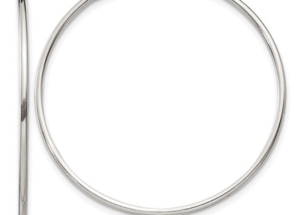 Sterling Silver Hoop Earrings (Style QE4357)