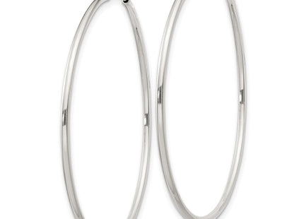 Sterling Silver Hoop Earrings (Style QE4358)