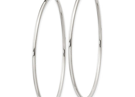 Sterling Silver Hoop Earrings (Style QE4359)