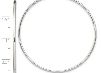 Sterling Silver Hoop Earrings (Style QE4359)