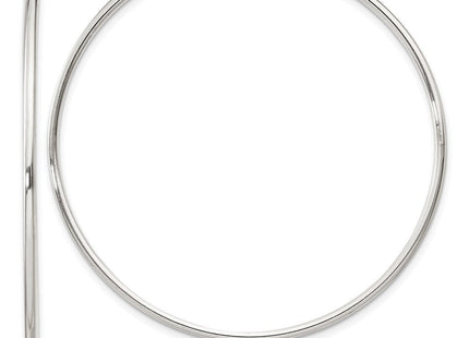 Sterling Silver Hoop Earrings (Style QE4359)