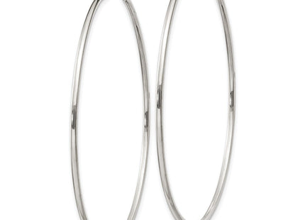 Sterling Silver Hoop Earrings (Style QE4360)