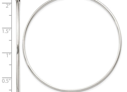 Sterling Silver Hoop Earrings (Style QE4360)