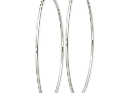 Sterling Silver Hoop Earrings (Style QE4361)