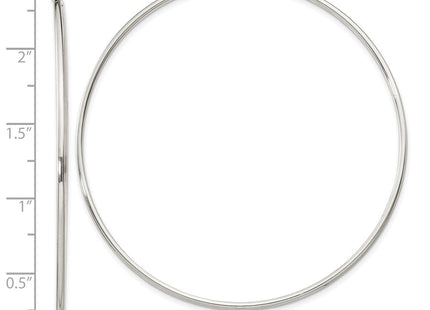 Sterling Silver Hoop Earrings (Style QE4361)