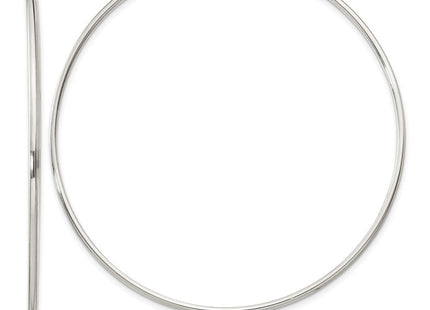 Sterling Silver Hoop Earrings (Style QE4361)