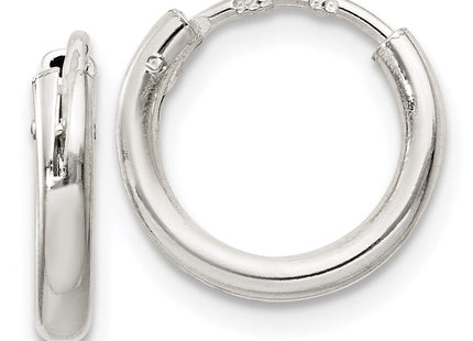 Sterling Silver Hoop Earrings (Style QE4362)