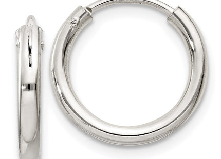 Sterling Silver Hoop Earrings (Style QE4363)