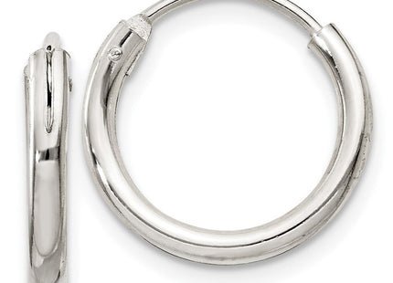 Sterling Silver Hoop Earrings (Style QE4364)