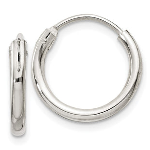 Sterling Silver Hoop Earrings (Style QE4364)