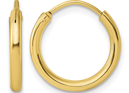 Sterling silver hoop earrings