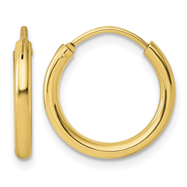 Sterling silver hoop earrings