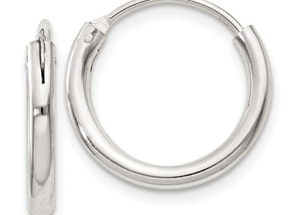 Sterling Silver Hoop Earrings (Style QE4365)