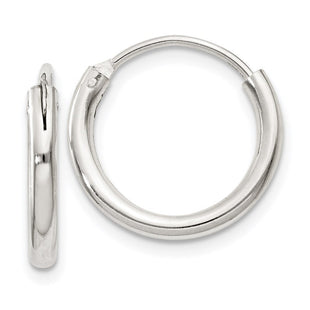 Sterling Silver Hoop Earrings (Style QE4365)