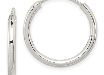 Sterling Silver Hoop Earrings (Style QE4366)
