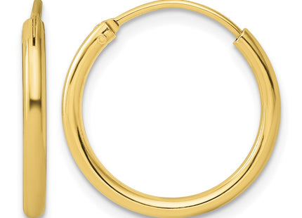 Sterling silver hoop earrings