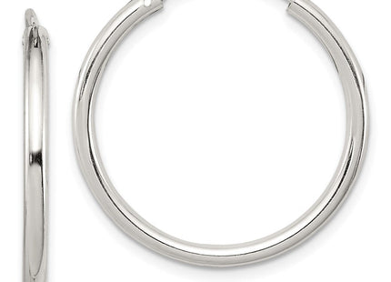Sterling Silver Hoop Earrings (Style QE4369)