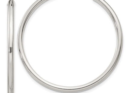 Sterling Silver Hoop Earrings (Style QE4371)