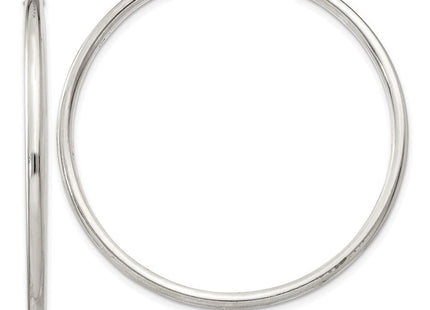 Sterling Silver Hoop Earrings (Style QE4372)