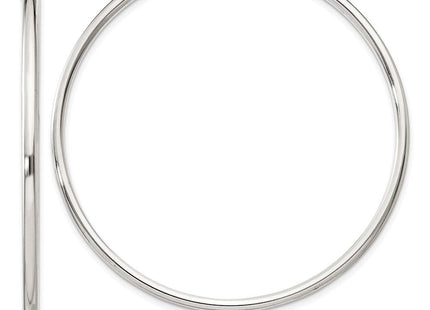 Sterling Silver Hoop Earrings (Style QE4374)